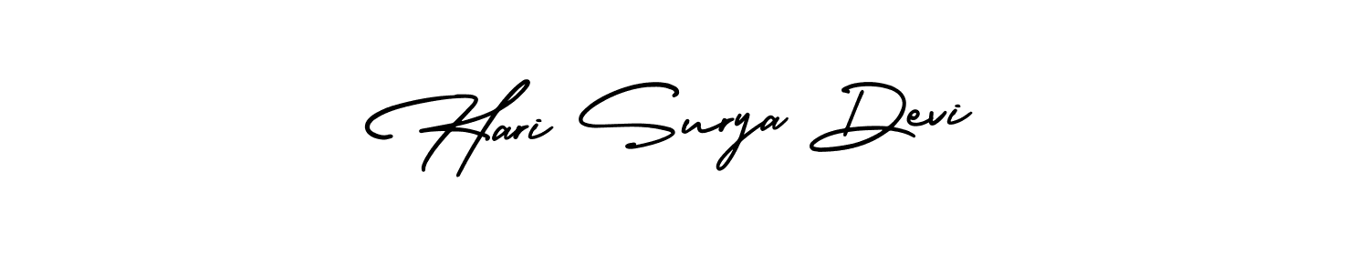 Use a signature maker to create a handwritten signature online. With this signature software, you can design (AmerikaSignatureDemo-Regular) your own signature for name Hari Surya Devi. Hari Surya Devi signature style 3 images and pictures png