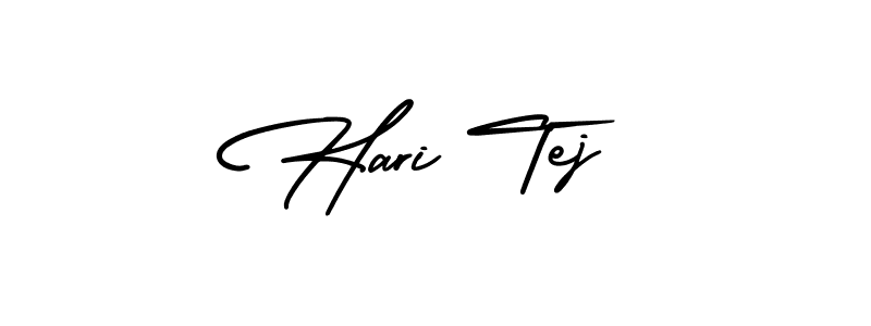 if you are searching for the best signature style for your name Hari Tej. so please give up your signature search. here we have designed multiple signature styles  using AmerikaSignatureDemo-Regular. Hari Tej signature style 3 images and pictures png