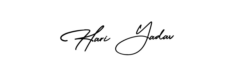 This is the best signature style for the Hari Yadav name. Also you like these signature font (AmerikaSignatureDemo-Regular). Mix name signature. Hari Yadav signature style 3 images and pictures png