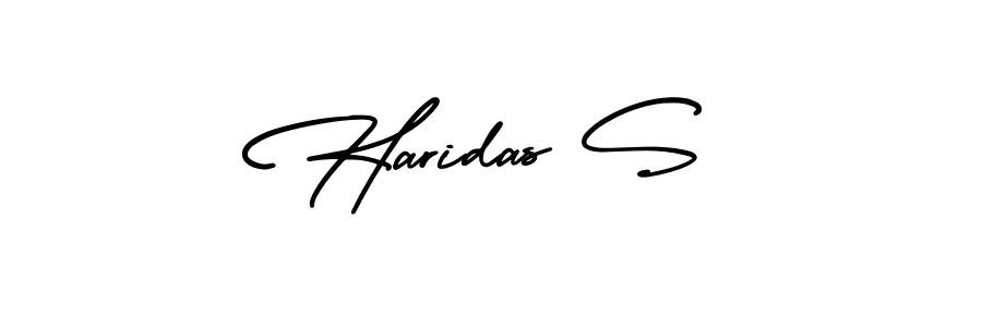 AmerikaSignatureDemo-Regular is a professional signature style that is perfect for those who want to add a touch of class to their signature. It is also a great choice for those who want to make their signature more unique. Get Haridas S name to fancy signature for free. Haridas S signature style 3 images and pictures png