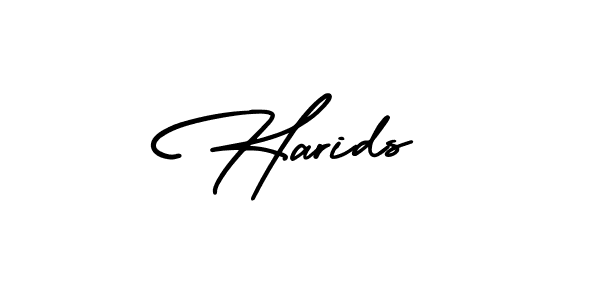 Also we have Harids name is the best signature style. Create professional handwritten signature collection using AmerikaSignatureDemo-Regular autograph style. Harids signature style 3 images and pictures png