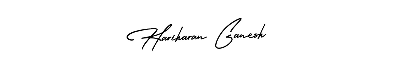 AmerikaSignatureDemo-Regular is a professional signature style that is perfect for those who want to add a touch of class to their signature. It is also a great choice for those who want to make their signature more unique. Get Hariharan Ganesh name to fancy signature for free. Hariharan Ganesh signature style 3 images and pictures png