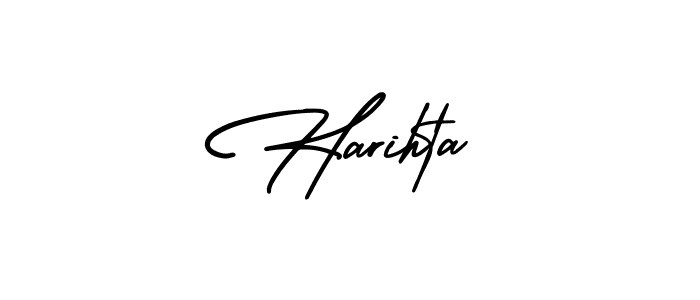 Best and Professional Signature Style for Harihta. AmerikaSignatureDemo-Regular Best Signature Style Collection. Harihta signature style 3 images and pictures png