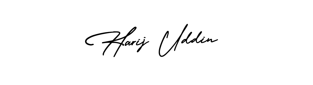 How to Draw Harij Uddin signature style? AmerikaSignatureDemo-Regular is a latest design signature styles for name Harij Uddin. Harij Uddin signature style 3 images and pictures png