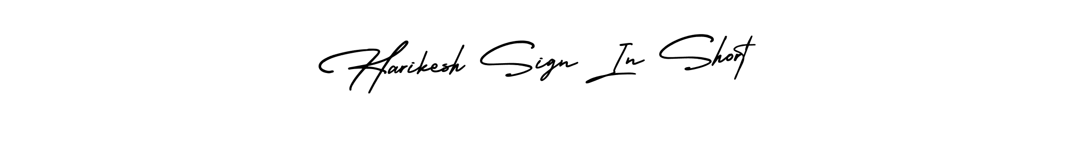 The best way (AmerikaSignatureDemo-Regular) to make a short signature is to pick only two or three words in your name. The name Harikesh Sign In Short include a total of six letters. For converting this name. Harikesh Sign In Short signature style 3 images and pictures png