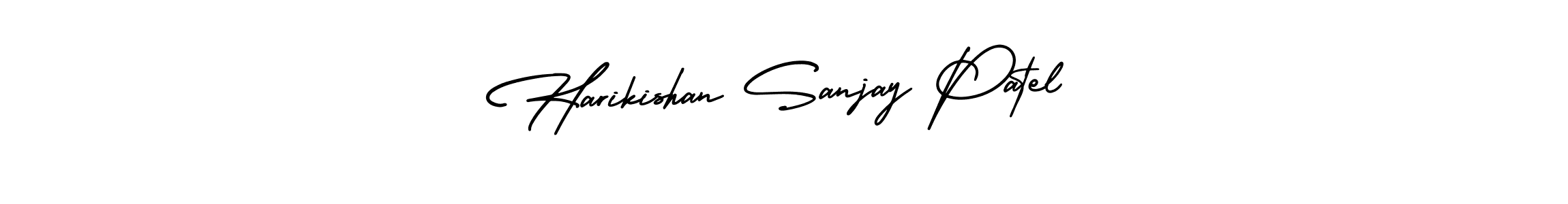 Create a beautiful signature design for name Harikishan Sanjay Patel. With this signature (AmerikaSignatureDemo-Regular) fonts, you can make a handwritten signature for free. Harikishan Sanjay Patel signature style 3 images and pictures png