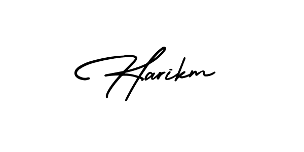 This is the best signature style for the Harikm name. Also you like these signature font (AmerikaSignatureDemo-Regular). Mix name signature. Harikm signature style 3 images and pictures png