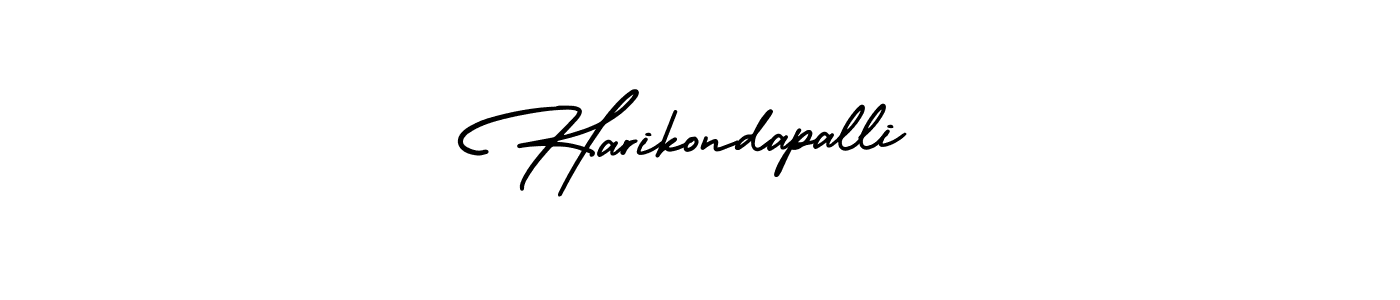 Also we have Harikondapalli name is the best signature style. Create professional handwritten signature collection using AmerikaSignatureDemo-Regular autograph style. Harikondapalli signature style 3 images and pictures png