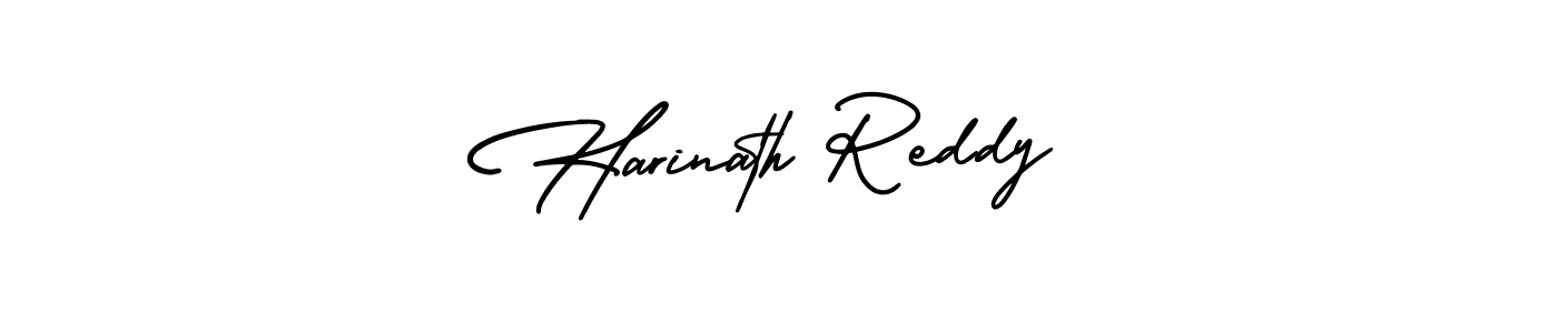 You should practise on your own different ways (AmerikaSignatureDemo-Regular) to write your name (Harinath Reddy) in signature. don't let someone else do it for you. Harinath Reddy signature style 3 images and pictures png