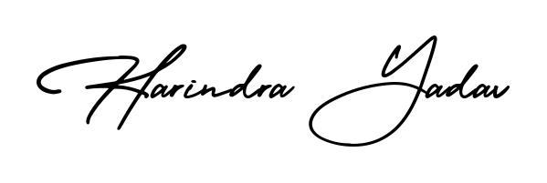 Turn your name Harindra Yadav into a signature brand with AmerikaSignatureDemo-Regular styling. Download in standard PNG or transparent format anytime. Harindra Yadav signature style 3 images and pictures png