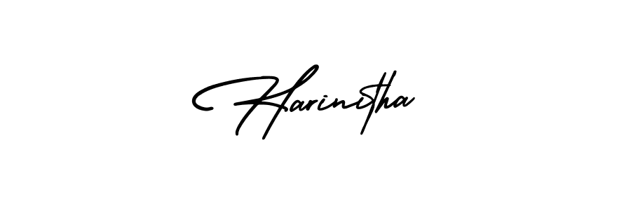 Similarly AmerikaSignatureDemo-Regular is the best handwritten signature design. Signature creator online .You can use it as an online autograph creator for name Harinitha. Harinitha signature style 3 images and pictures png