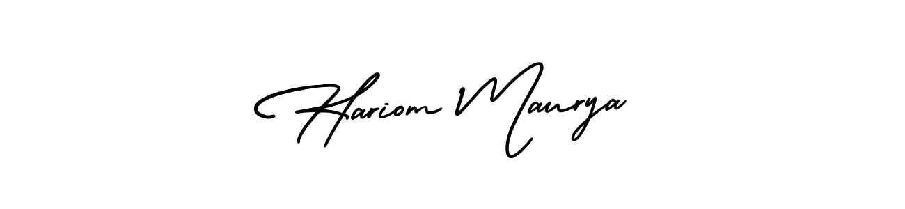 Here are the top 10 professional signature styles for the name Hariom Maurya. These are the best autograph styles you can use for your name. Hariom Maurya signature style 3 images and pictures png