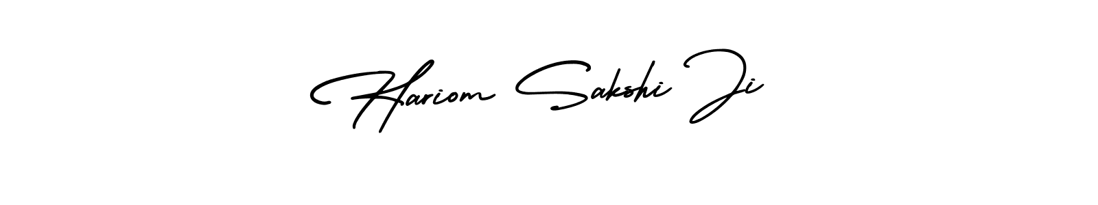 Make a beautiful signature design for name Hariom Sakshi Ji. Use this online signature maker to create a handwritten signature for free. Hariom Sakshi Ji signature style 3 images and pictures png