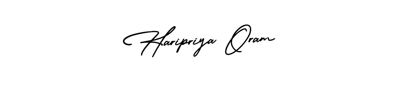 You can use this online signature creator to create a handwritten signature for the name Haripriya Oram. This is the best online autograph maker. Haripriya Oram signature style 3 images and pictures png