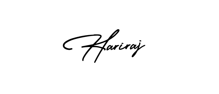 It looks lik you need a new signature style for name Hariraj. Design unique handwritten (AmerikaSignatureDemo-Regular) signature with our free signature maker in just a few clicks. Hariraj signature style 3 images and pictures png