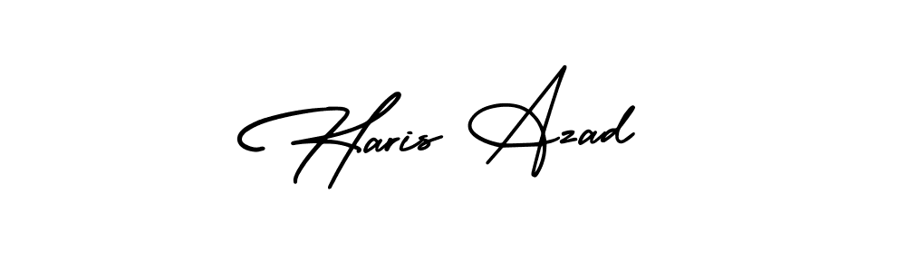 Make a beautiful signature design for name Haris Azad. Use this online signature maker to create a handwritten signature for free. Haris Azad signature style 3 images and pictures png