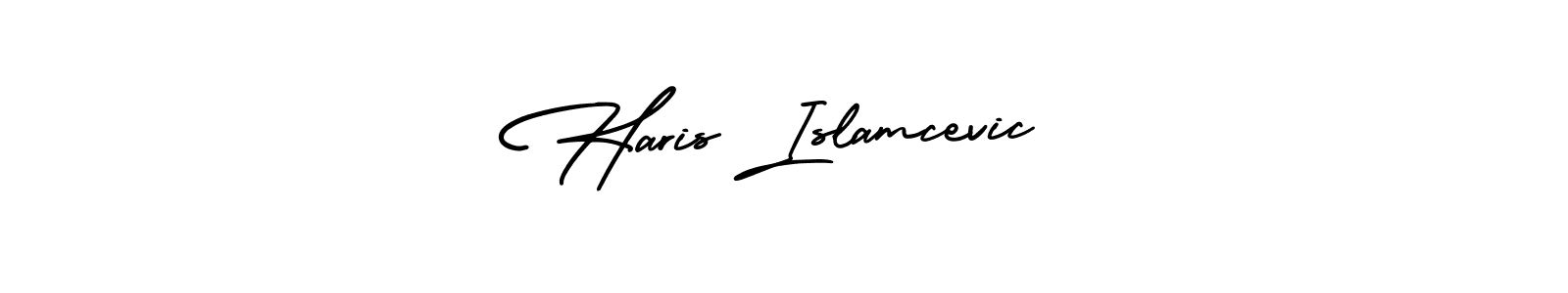 Also You can easily find your signature by using the search form. We will create Haris Islamcevic name handwritten signature images for you free of cost using AmerikaSignatureDemo-Regular sign style. Haris Islamcevic signature style 3 images and pictures png