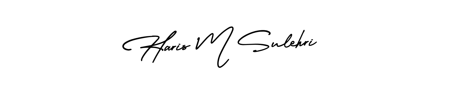 It looks lik you need a new signature style for name Haris M Sulehri. Design unique handwritten (AmerikaSignatureDemo-Regular) signature with our free signature maker in just a few clicks. Haris M Sulehri signature style 3 images and pictures png