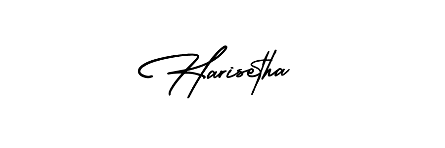 Best and Professional Signature Style for Harisetha. AmerikaSignatureDemo-Regular Best Signature Style Collection. Harisetha signature style 3 images and pictures png