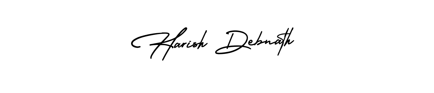 It looks lik you need a new signature style for name Harish Debnath. Design unique handwritten (AmerikaSignatureDemo-Regular) signature with our free signature maker in just a few clicks. Harish Debnath signature style 3 images and pictures png