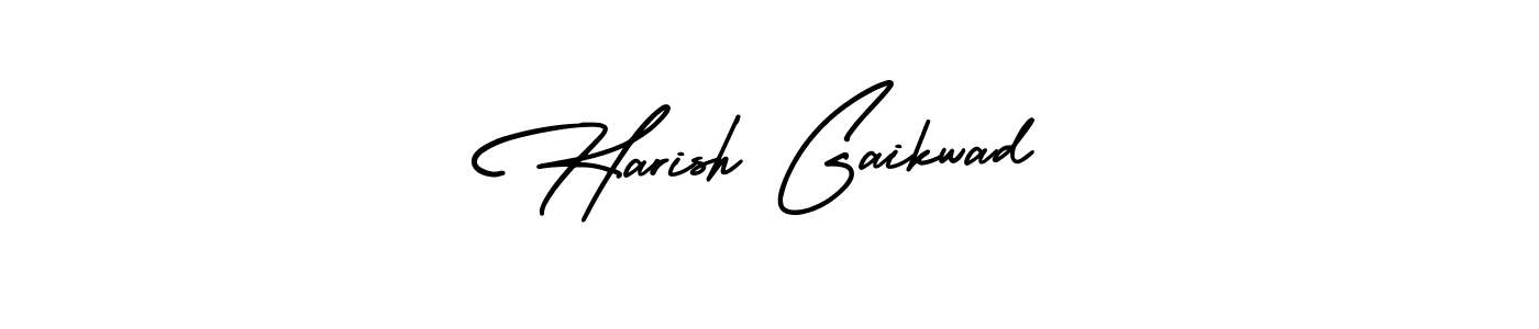 Harish Gaikwad stylish signature style. Best Handwritten Sign (AmerikaSignatureDemo-Regular) for my name. Handwritten Signature Collection Ideas for my name Harish Gaikwad. Harish Gaikwad signature style 3 images and pictures png