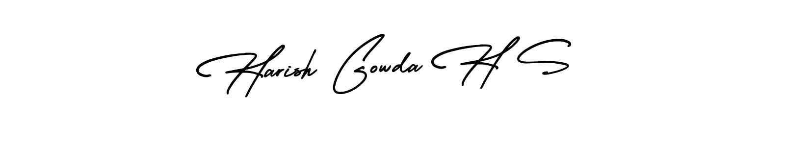 Make a beautiful signature design for name Harish Gowda H S. Use this online signature maker to create a handwritten signature for free. Harish Gowda H S signature style 3 images and pictures png