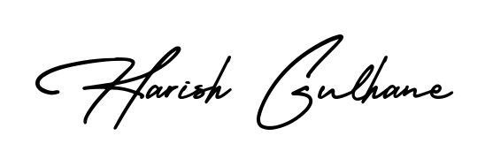 Design your own signature with our free online signature maker. With this signature software, you can create a handwritten (AmerikaSignatureDemo-Regular) signature for name Harish Gulhane. Harish Gulhane signature style 3 images and pictures png