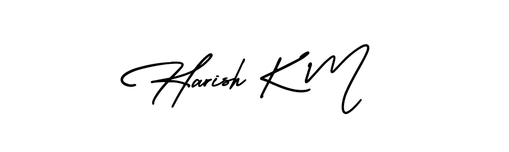 AmerikaSignatureDemo-Regular is a professional signature style that is perfect for those who want to add a touch of class to their signature. It is also a great choice for those who want to make their signature more unique. Get Harish K M name to fancy signature for free. Harish K M signature style 3 images and pictures png