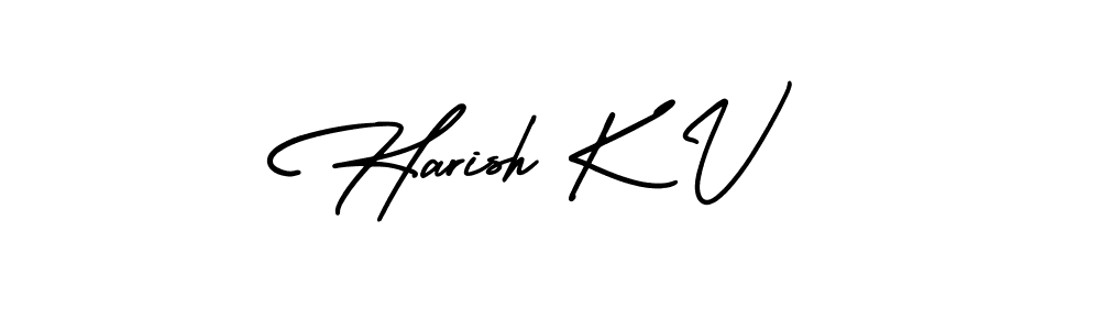 Make a short Harish K V signature style. Manage your documents anywhere anytime using AmerikaSignatureDemo-Regular. Create and add eSignatures, submit forms, share and send files easily. Harish K V signature style 3 images and pictures png