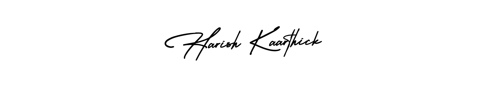 if you are searching for the best signature style for your name Harish Kaarthick. so please give up your signature search. here we have designed multiple signature styles  using AmerikaSignatureDemo-Regular. Harish Kaarthick signature style 3 images and pictures png