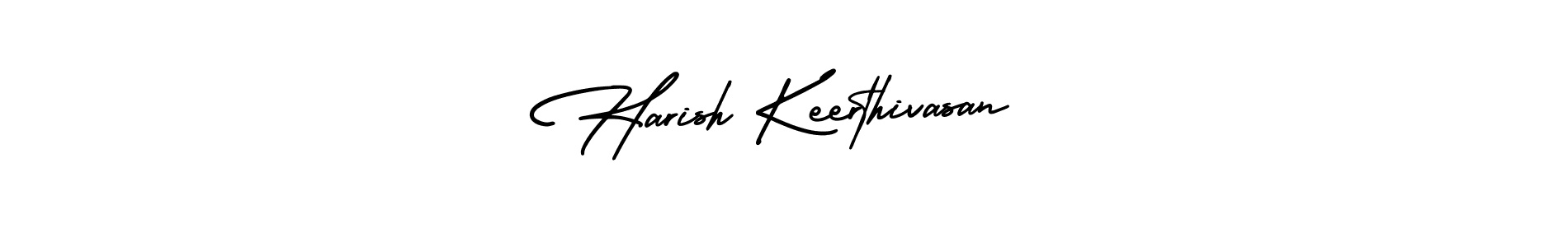 Design your own signature with our free online signature maker. With this signature software, you can create a handwritten (AmerikaSignatureDemo-Regular) signature for name Harish Keerthivasan. Harish Keerthivasan signature style 3 images and pictures png