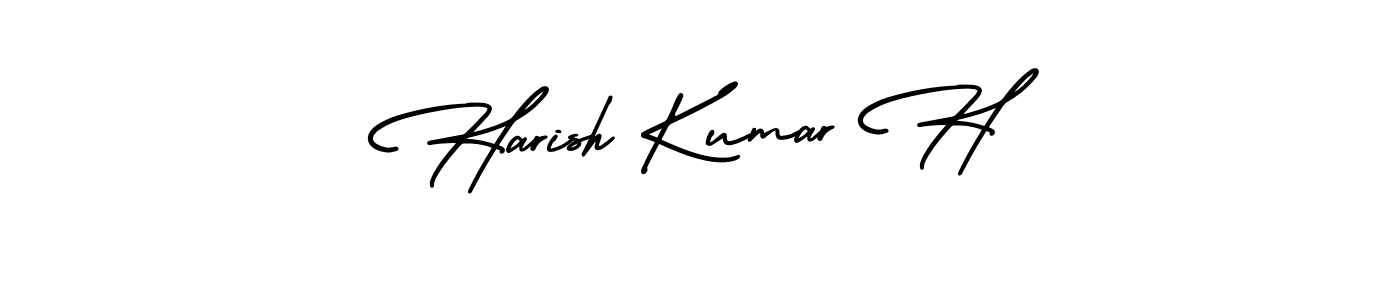 Also we have Harish Kumar H name is the best signature style. Create professional handwritten signature collection using AmerikaSignatureDemo-Regular autograph style. Harish Kumar H signature style 3 images and pictures png