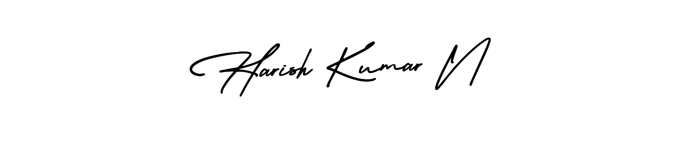 Once you've used our free online signature maker to create your best signature AmerikaSignatureDemo-Regular style, it's time to enjoy all of the benefits that Harish Kumar N name signing documents. Harish Kumar N signature style 3 images and pictures png