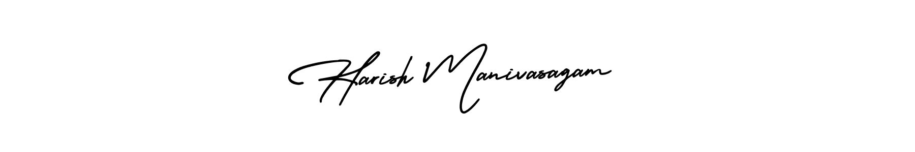 It looks lik you need a new signature style for name Harish Manivasagam. Design unique handwritten (AmerikaSignatureDemo-Regular) signature with our free signature maker in just a few clicks. Harish Manivasagam signature style 3 images and pictures png