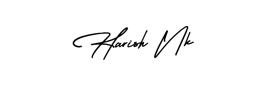 Similarly AmerikaSignatureDemo-Regular is the best handwritten signature design. Signature creator online .You can use it as an online autograph creator for name Harish Nk. Harish Nk signature style 3 images and pictures png
