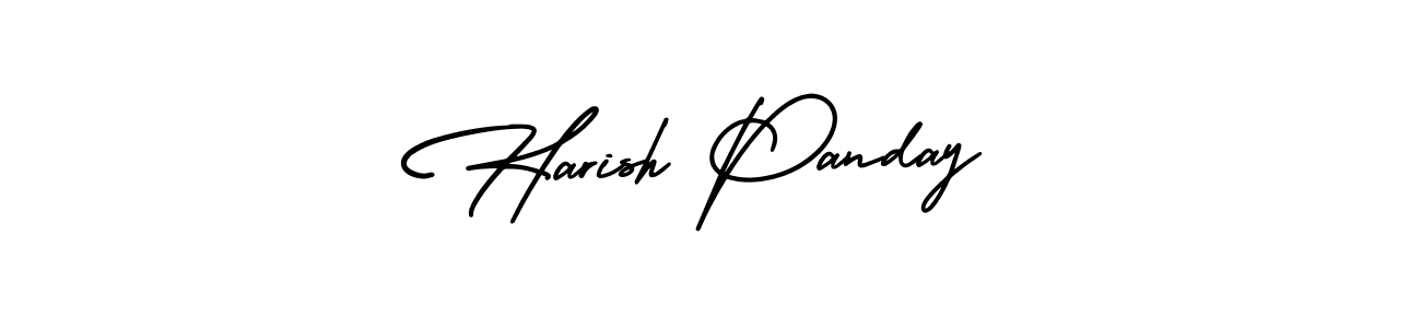 Also we have Harish Panday name is the best signature style. Create professional handwritten signature collection using AmerikaSignatureDemo-Regular autograph style. Harish Panday signature style 3 images and pictures png