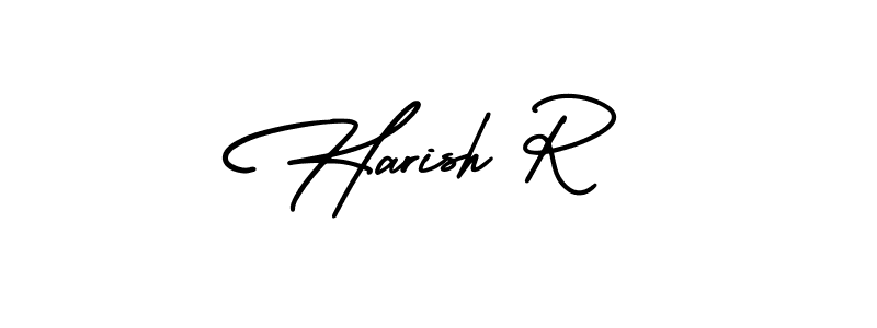 Also we have Harish R name is the best signature style. Create professional handwritten signature collection using AmerikaSignatureDemo-Regular autograph style. Harish R signature style 3 images and pictures png