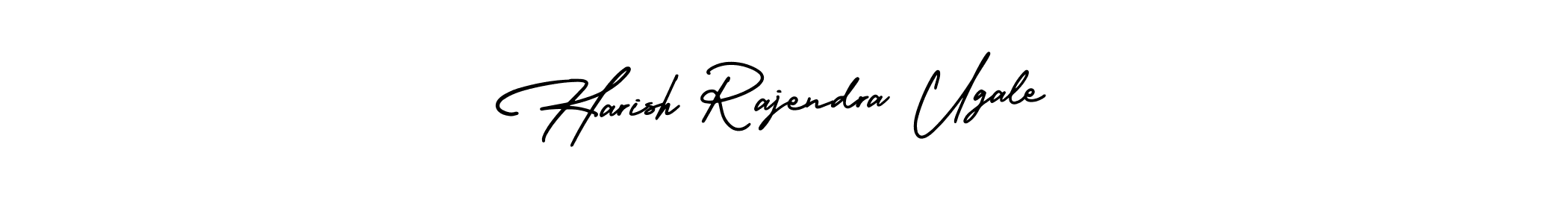 How to make Harish Rajendra Ugale signature? AmerikaSignatureDemo-Regular is a professional autograph style. Create handwritten signature for Harish Rajendra Ugale name. Harish Rajendra Ugale signature style 3 images and pictures png