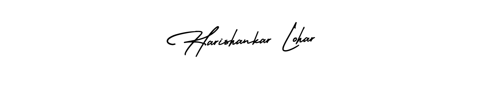 Create a beautiful signature design for name Harishankar Lohar. With this signature (AmerikaSignatureDemo-Regular) fonts, you can make a handwritten signature for free. Harishankar Lohar signature style 3 images and pictures png