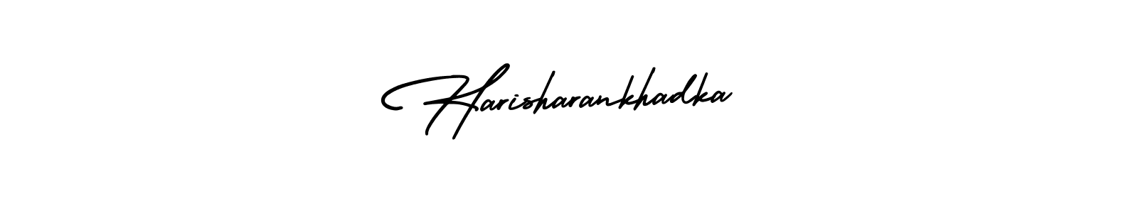 How to make Harisharankhadka signature? AmerikaSignatureDemo-Regular is a professional autograph style. Create handwritten signature for Harisharankhadka name. Harisharankhadka signature style 3 images and pictures png