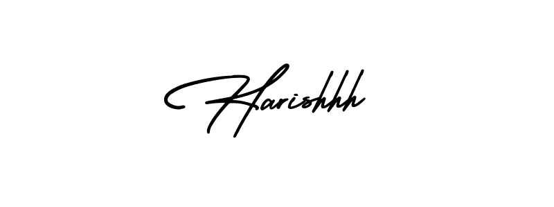 It looks lik you need a new signature style for name Harishhh. Design unique handwritten (AmerikaSignatureDemo-Regular) signature with our free signature maker in just a few clicks. Harishhh signature style 3 images and pictures png