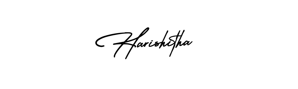 Create a beautiful signature design for name Harishitha. With this signature (AmerikaSignatureDemo-Regular) fonts, you can make a handwritten signature for free. Harishitha signature style 3 images and pictures png