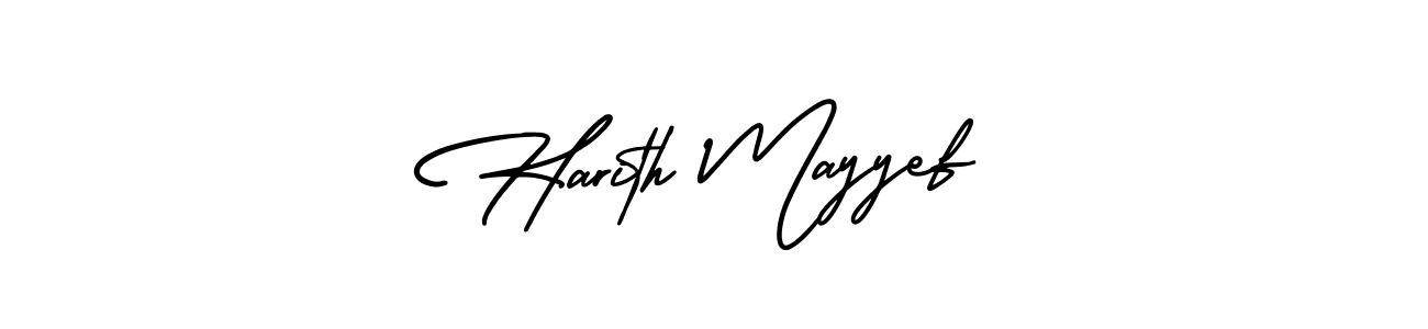 Check out images of Autograph of Harith Mayyef name. Actor Harith Mayyef Signature Style. AmerikaSignatureDemo-Regular is a professional sign style online. Harith Mayyef signature style 3 images and pictures png