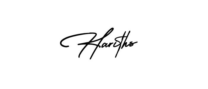 Check out images of Autograph of Hariths name. Actor Hariths Signature Style. AmerikaSignatureDemo-Regular is a professional sign style online. Hariths signature style 3 images and pictures png