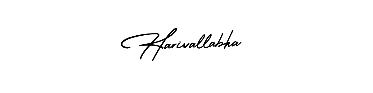 Also we have Harivallabha name is the best signature style. Create professional handwritten signature collection using AmerikaSignatureDemo-Regular autograph style. Harivallabha signature style 3 images and pictures png