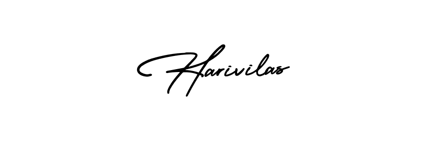 Also You can easily find your signature by using the search form. We will create Harivilas name handwritten signature images for you free of cost using AmerikaSignatureDemo-Regular sign style. Harivilas signature style 3 images and pictures png