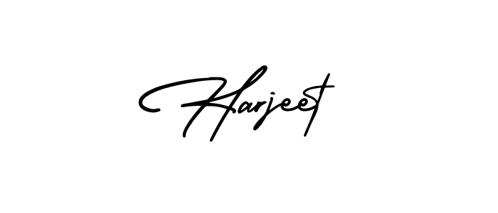 Harjeet stylish signature style. Best Handwritten Sign (AmerikaSignatureDemo-Regular) for my name. Handwritten Signature Collection Ideas for my name Harjeet. Harjeet signature style 3 images and pictures png