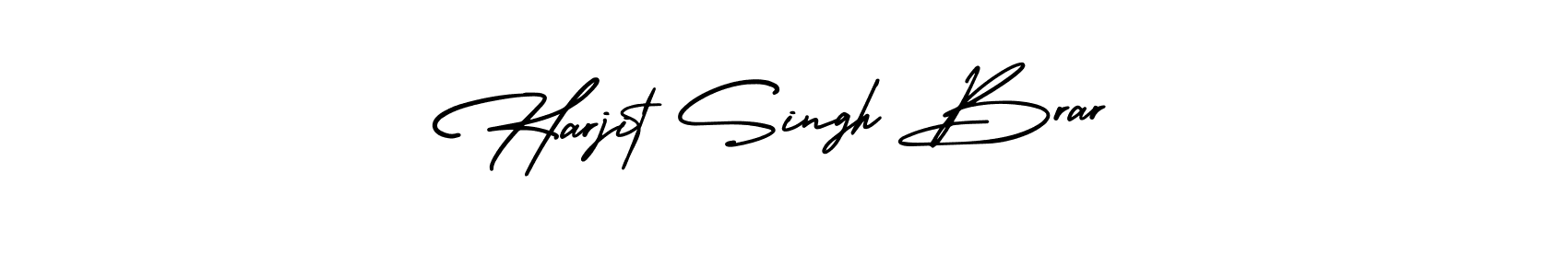 Also You can easily find your signature by using the search form. We will create Harjit Singh Brar name handwritten signature images for you free of cost using AmerikaSignatureDemo-Regular sign style. Harjit Singh Brar signature style 3 images and pictures png