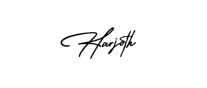 Design your own signature with our free online signature maker. With this signature software, you can create a handwritten (AmerikaSignatureDemo-Regular) signature for name Harjoth. Harjoth signature style 3 images and pictures png