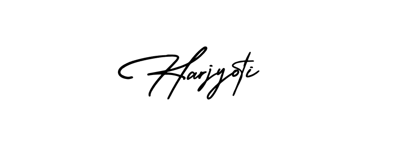 Make a beautiful signature design for name Harjyoti. With this signature (AmerikaSignatureDemo-Regular) style, you can create a handwritten signature for free. Harjyoti signature style 3 images and pictures png